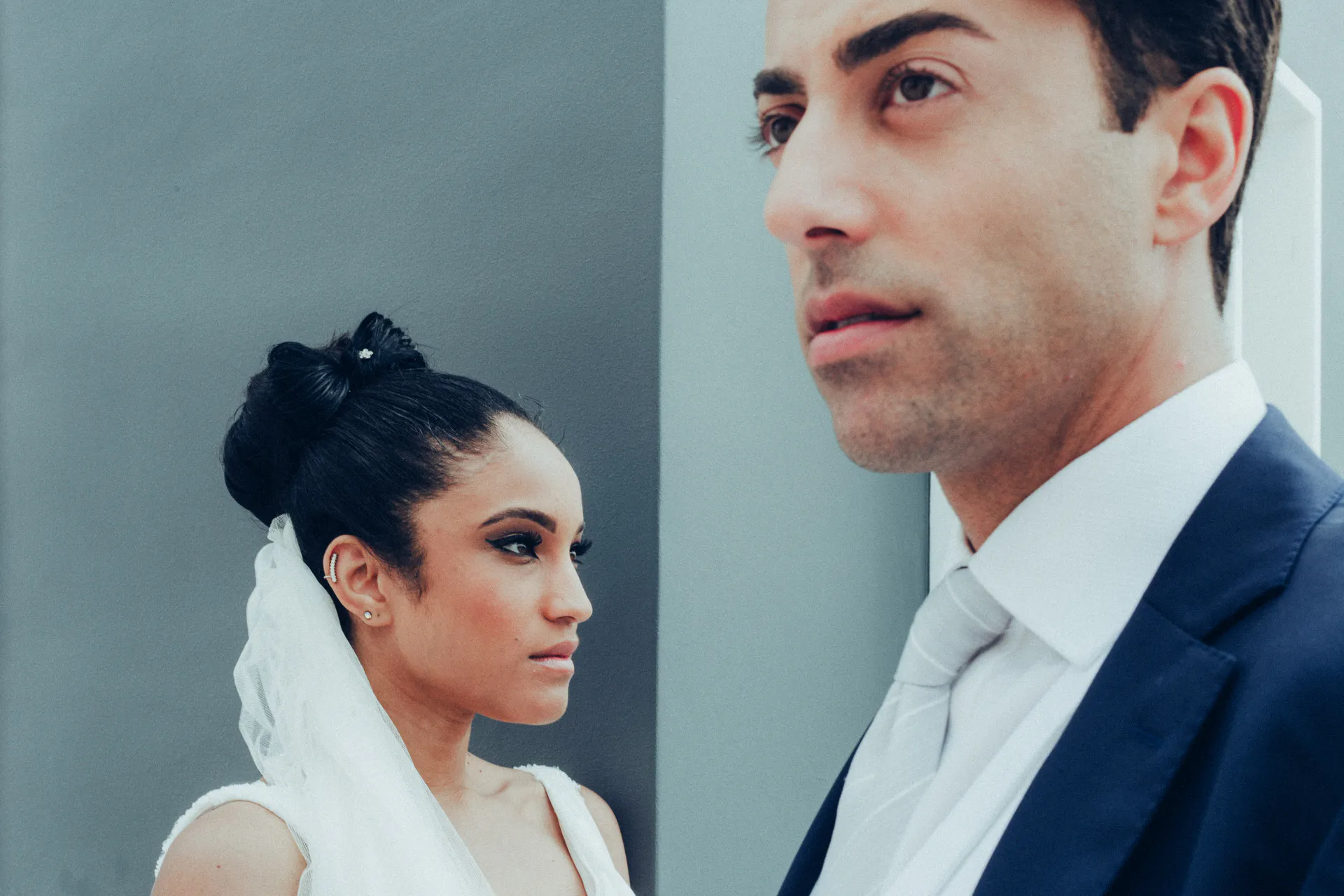 Santorini wedding content creator capturing candid moments